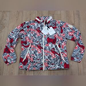 $1615 Mens MONCLER "Ornain" Windbreaker Jacket Navy/Red/White 6 - 3XL